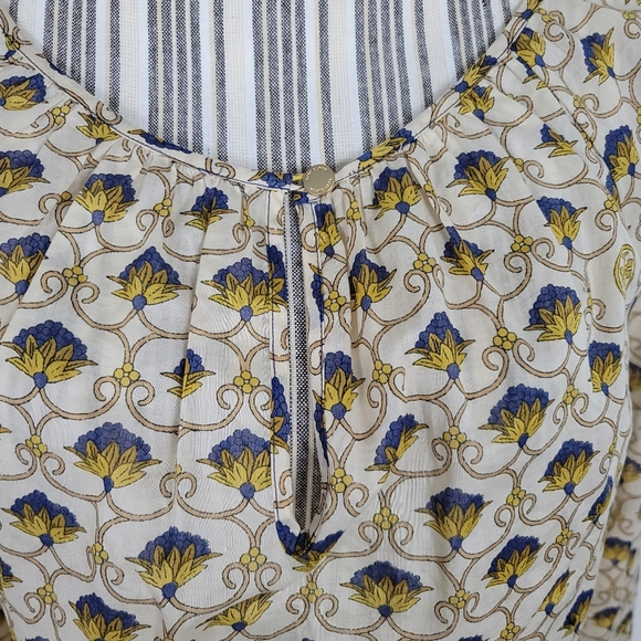 Tory Burch Size 10 long sleeve blouse - Picture 4 of 12